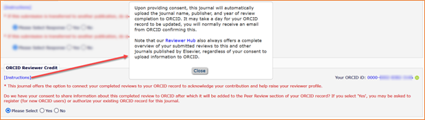 ORCID Peer Review Deposit - Journal Article Publishing Support Center